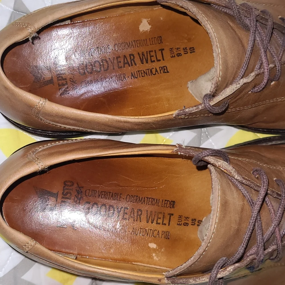 Mephisto Goodyear Welt Air Relax Shoes Size 10 Men's - Picture 3 of 8